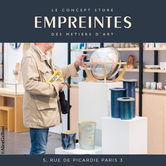 News - Novembre 2022 - Le concept store ‘Empreintes’ à Paris : une belle vitrine pour nos globes