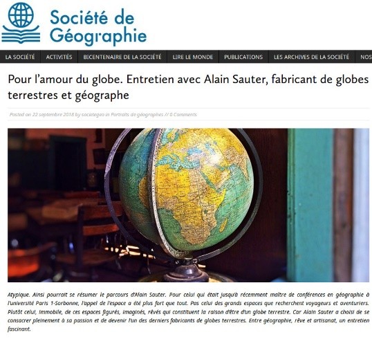 Société de Géographie - Septembre 2018